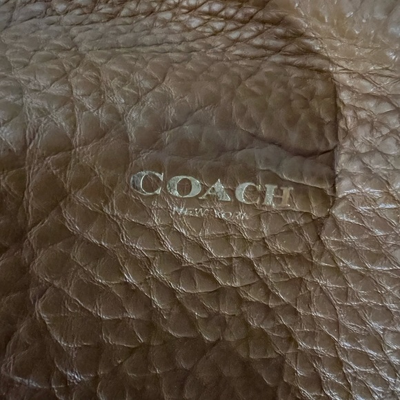 Tan Coach purse - Picture 1 of 3